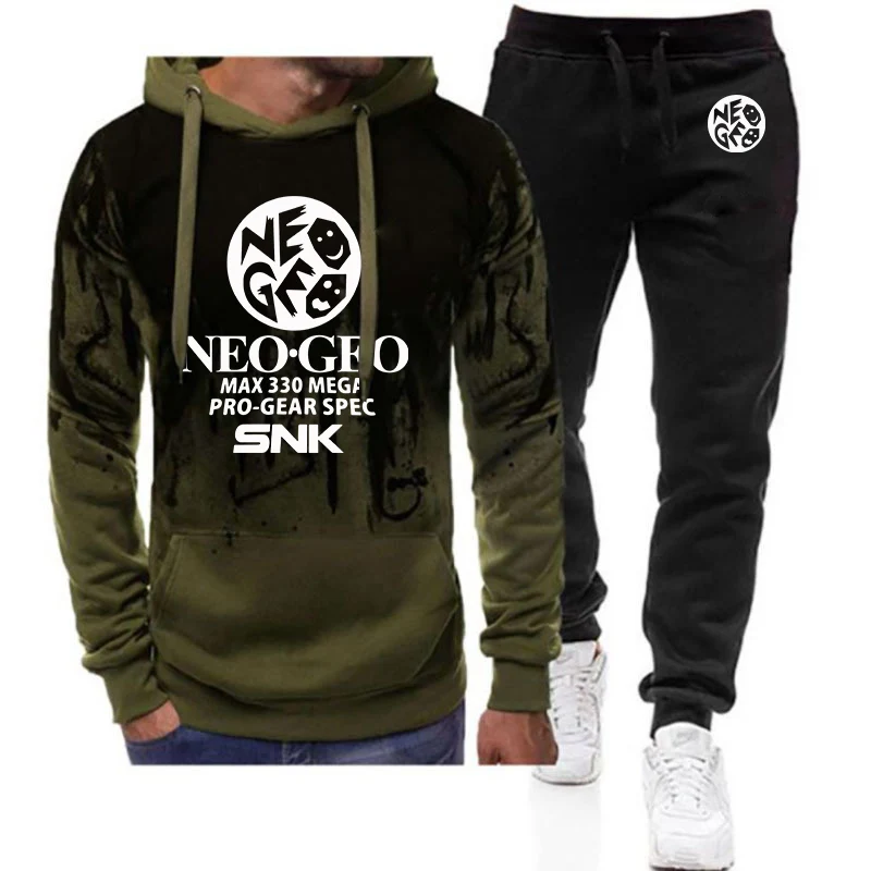 2026 Spring Autumn Men's Handsome New Style gradient color Suits Neo Geo Pro Gear Spec Graphics Logo Print Hoodies Pants Sets
2026 Spring Autumn Men's Handsome New Style gradient color Suits Neo Geo Pro Gear Spec Graphics Logo Print Hoodies Pants Sets