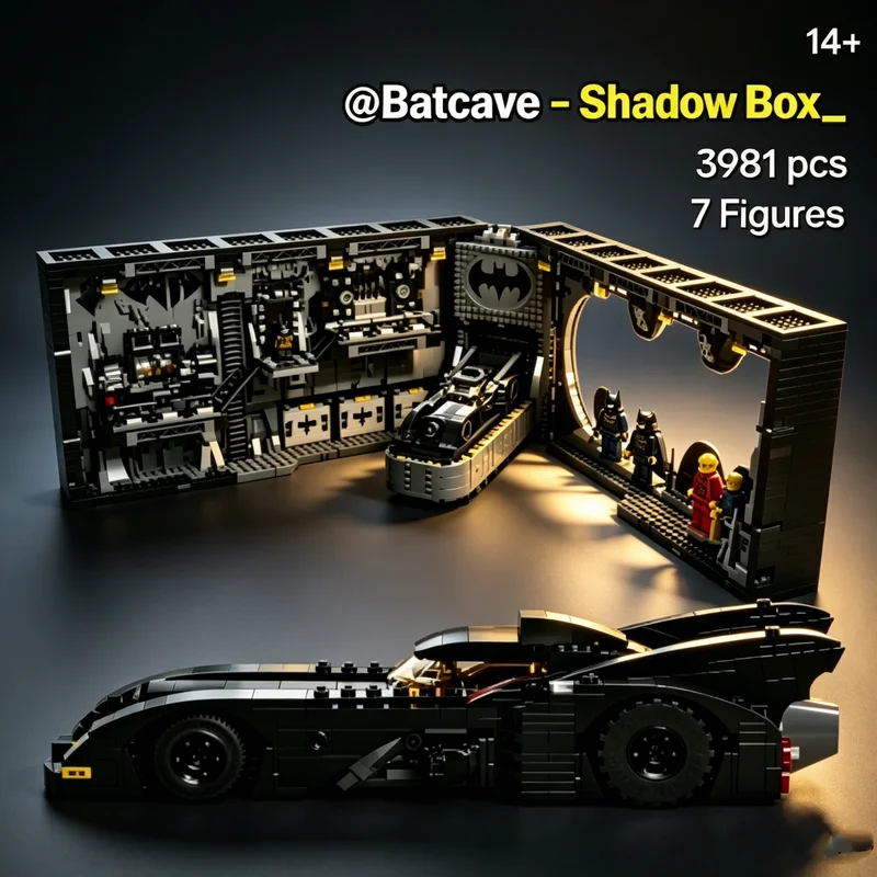 In Stock 3981PCS Batcave Shadow Box Classic 76252 Building Blocks Model Bricks Home Decor Toys for Birthday Gifts
In Stock 3981PCS Batcave Shadow Box Classic 76252 Building Blocks Model Bricks Home Decor Toys for Birthday Gifts