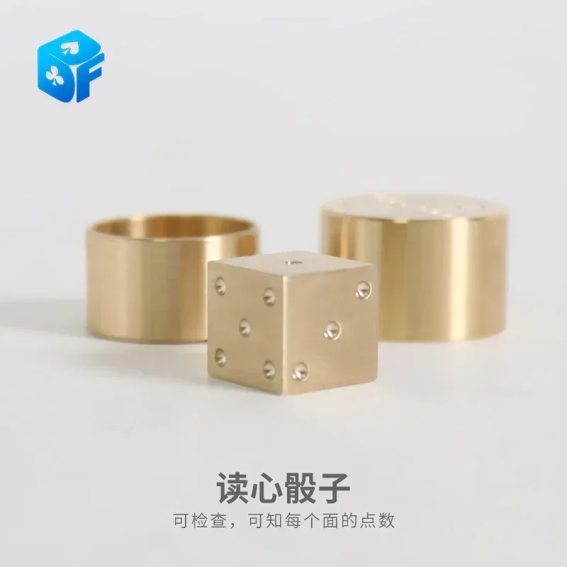 Super Mental Die (Brass) Magic Tricks Stage Close Up Magia Dice Number Prediction Magie Metalism Gimmick Prop Accessories
Super Mental Die (Brass) Magic Tricks Stage Close Up Magia Dice Number Prediction Magie Metalism Gimmick Prop Accessories