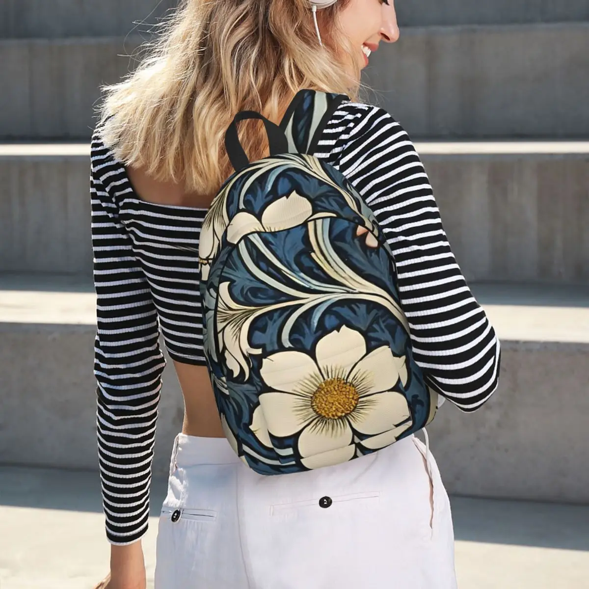 Framed William Morris Botanical Bliss Student Backpack School Bag Hiking Travel Daypack for Men Women Bookbag Shoulder Bags
Framed William Morris Botanical Bliss Student Backpack School Bag Hiking Travel Daypack for Men Women Bookbag Shoulder Bags