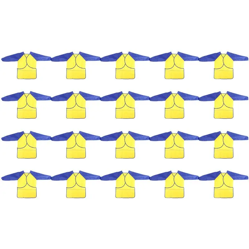 20X Childrens Kids Toddler Waterproof Play Apron Art Smock With 3 Roomy Pockets - Painting, Baking, Feeding Smock-A83Z
20X Childrens Kids Toddler Waterproof Play Apron Art Smock With 3 Roomy Pockets - Painting, Baking, Feeding Smock-A83Z