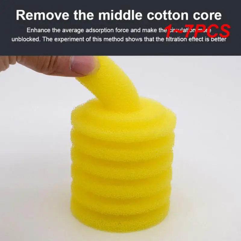 1~7PCS Fish Tank Sponge Universal Reusable Simple Operation Round Yellow Aquarium Filter Foam Filter Sponge Avoid Blockages
1~7PCS Fish Tank Sponge Universal Reusable Simple Operation Round Yellow Aquarium Filter Foam Filter Sponge Avoid Blockages