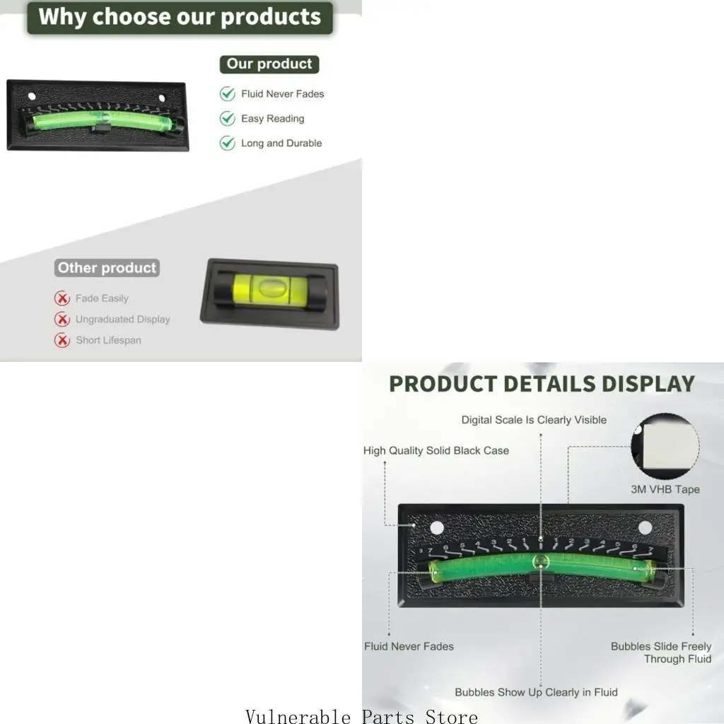 D0uc Campers Парковка баланс инструмент ночной сияние уровни пузырька ABS Outdoor Camping Gear 2x
D0uc Campers Парковка баланс инструмент ночной сияние уровни пузырька ABS Outdoor Camping Gear 2x