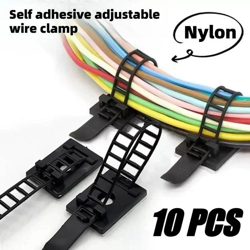 Adjustable self-adhesive cable clamp, with backing adhesive cable tie clamp, ACT-17 power cord clamp manager, cable tie fastener
Adjustable self-adhesive cable clamp, with backing adhesive cable tie clamp, ACT-17 power cord clamp manager, cable tie fastener