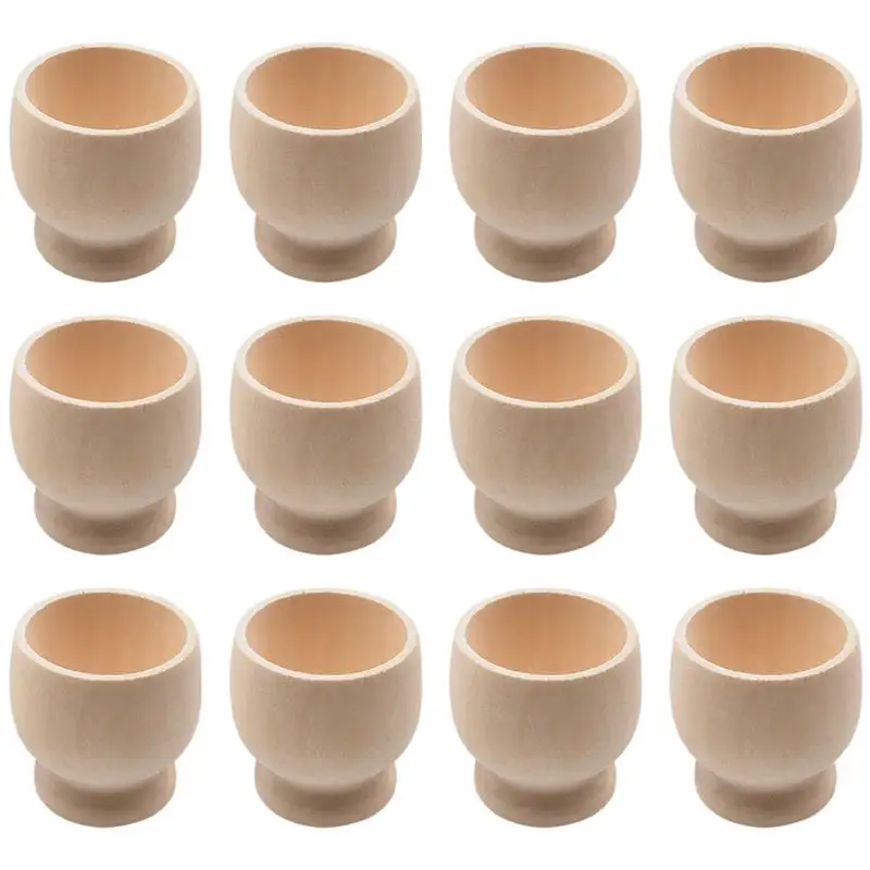 Unfinished Wooden Egg Holders For Easter Diy Painting Natural Wood Egg Cups Happy Easter Party Decoration Egg Stand Tray
Unfinished Wooden Egg Holders For Easter Diy Painting Natural Wood Egg Cups Happy Easter Party Decoration Egg Stand Tray