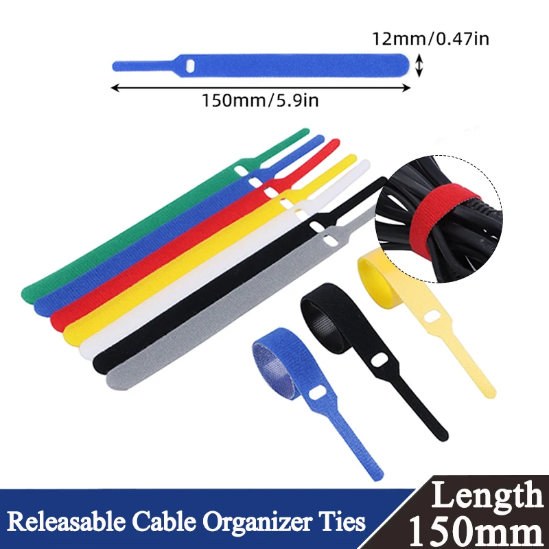 10~1000Pcs Self-adhesive Nylon Tie Length 150mm Backless Data Line Strap Colorful Magic Sticker Backpackers Hikers Line Belt DIY
10~1000Pcs Self-adhesive Nylon Tie Length 150mm Backless Data Line Strap Colorful Magic Sticker Backpackers Hikers Line Belt DIY