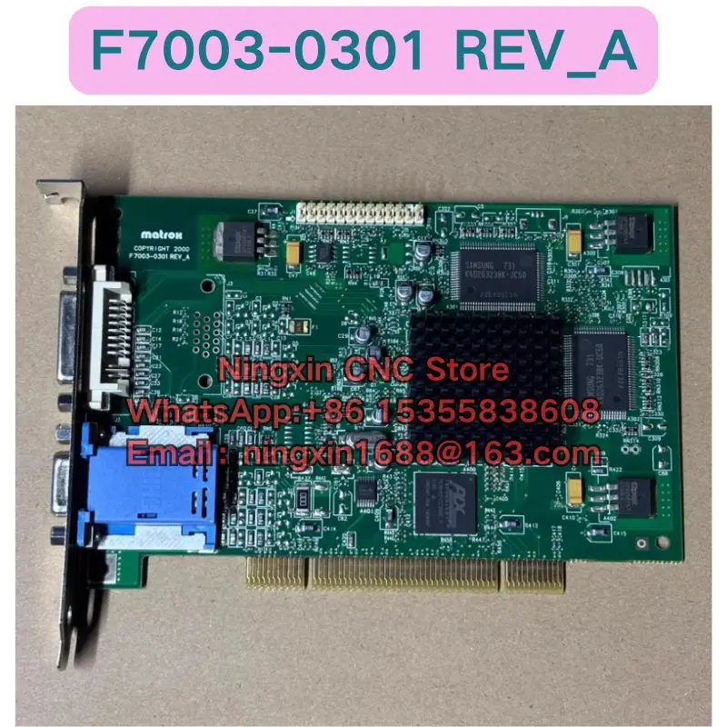 Second-hand F7003-0301 REV A G45FMDVP32DB capture card Functional test OK Fast delivery
Second-hand F7003-0301 REV A G45FMDVP32DB capture card Functional test OK Fast delivery