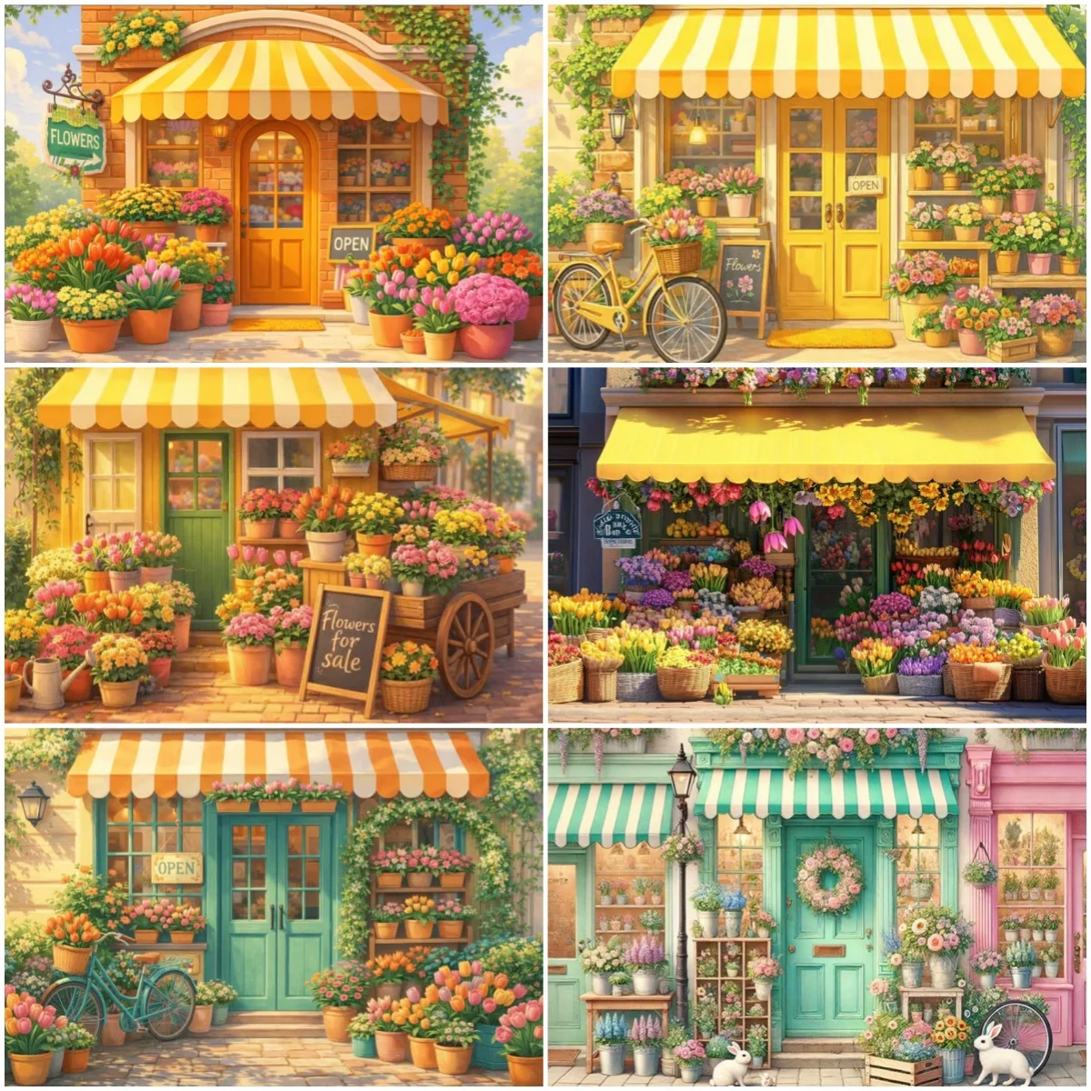 Vintage Flower Shop Backdrop Rose Tulip Florist Stores Photography Background Birthday Party Decoration Kids Portrait Photo Prop
Vintage Flower Shop Backdrop Rose Tulip Florist Stores Photography Background Birthday Party Decoration Kids Portrait Photo Prop