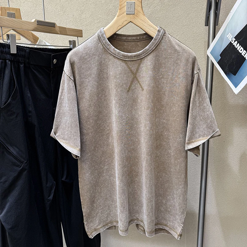 Men Vintage Acid Wash TShirt American Retro Style Casual Loose Fit O Neck Short Sleeve High Street Washed Tie Dye Tee Daily Wear
Men Vintage Acid Wash TShirt American Retro Style Casual Loose Fit O Neck Short Sleeve High Street Washed Tie Dye Tee Daily Wear