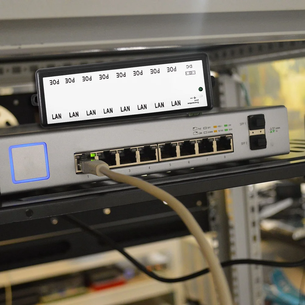Exquisite-2X 8 Ports Poe Injector Poe Splitter For Cctv Network Poe Camera Power Over Ethernet Ieee802.3Af
Exquisite-2X 8 Ports Poe Injector Poe Splitter For Cctv Network Poe Camera Power Over Ethernet Ieee802.3Af
