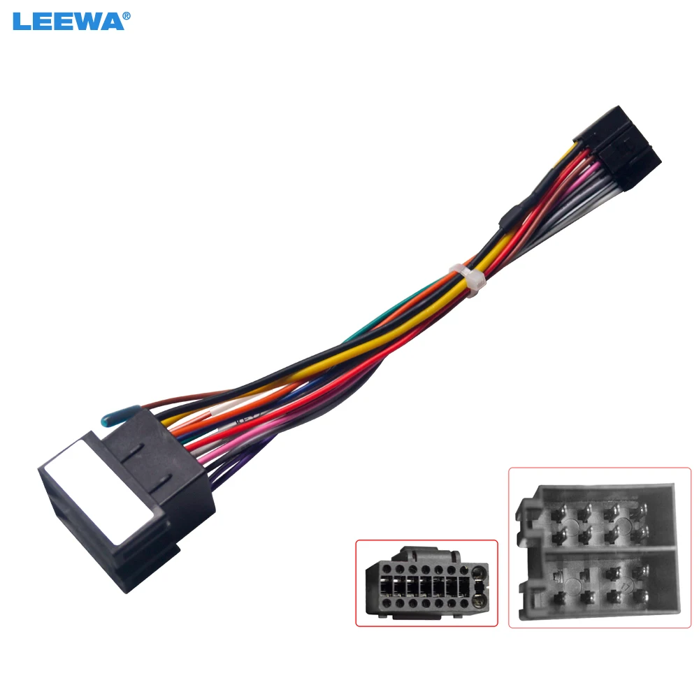 LEEWA Car Audio 16pin Wiring Harness Wire cable For Emgrand X7/EX7/GX7 Stereo Installation Wire Adapter #CA7506
LEEWA Car Audio 16pin Wiring Harness Wire cable For Emgrand X7/EX7/GX7 Stereo Installation Wire Adapter #CA7506