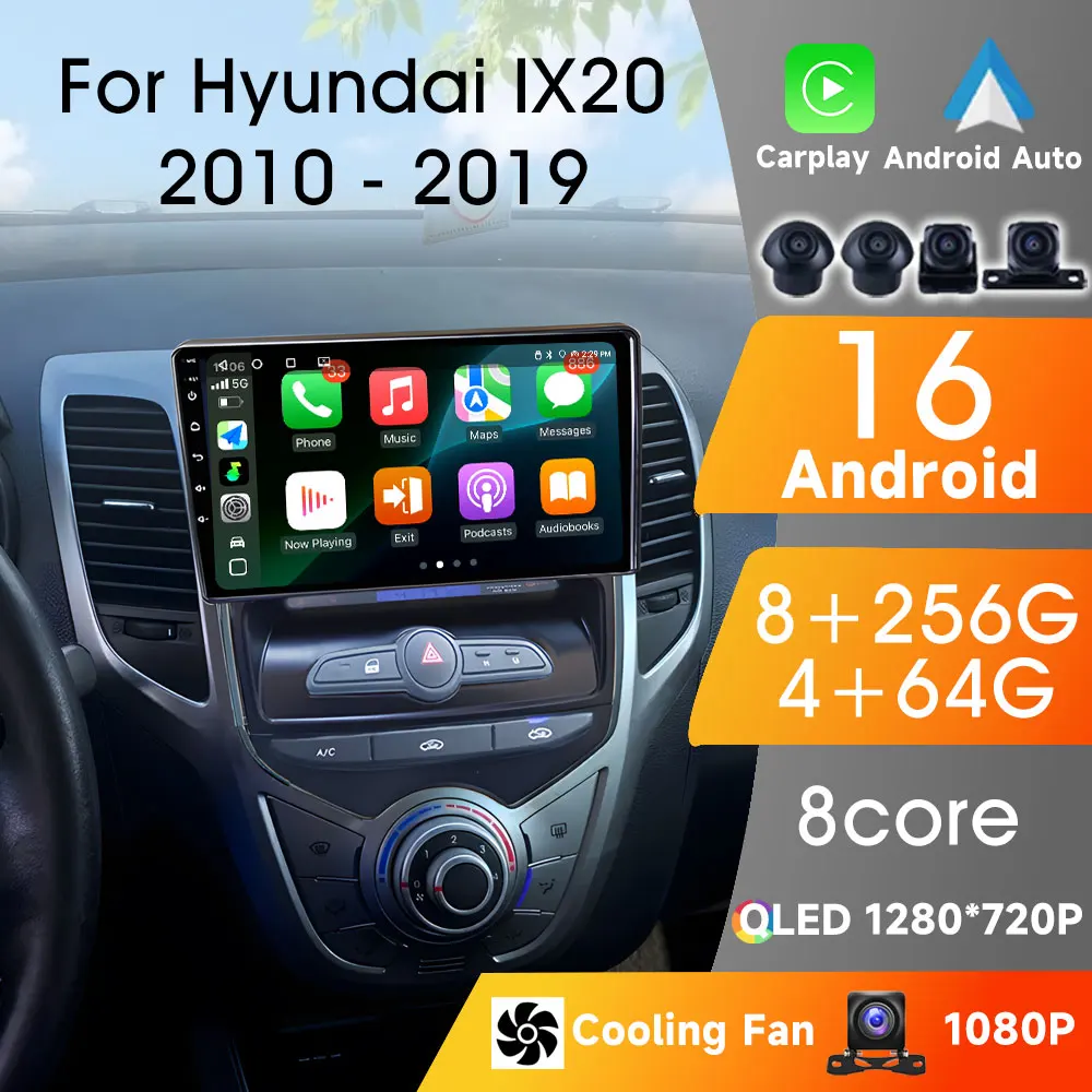 Autoradio For Hyundai IX20 2010 - 2019 Carplay Android Auto Wireless Bluetooth Car Video Stereo Multimedia Player Android16
Autoradio For Hyundai IX20 2010 - 2019 Carplay Android Auto Wireless Bluetooth Car Video Stereo Multimedia Player Android16