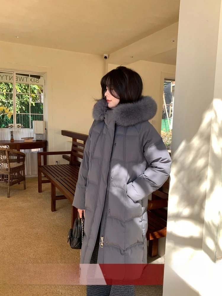 Warmth Guaranteed Women's Mid-Length down Jaet White Du Feather 2-Color Cozy Winter Outerwear Commute Sle Faionable
Warmth Guaranteed Women's Mid-Length down Jaet White Du Feather 2-Color Cozy Winter Outerwear Commute Sle Faionable