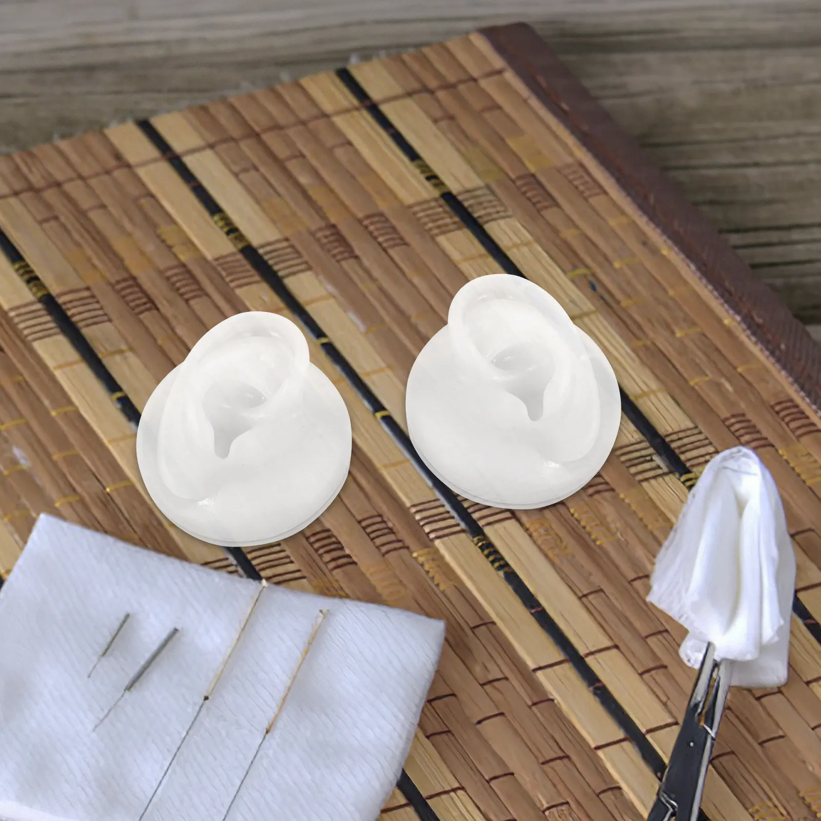 1 Pair Silicone Ear Piercing Mold Artificial Human Ear Practice Tool Realistic Training Supplies Reusable
1 Pair Silicone Ear Piercing Mold Artificial Human Ear Practice Tool Realistic Training Supplies Reusable