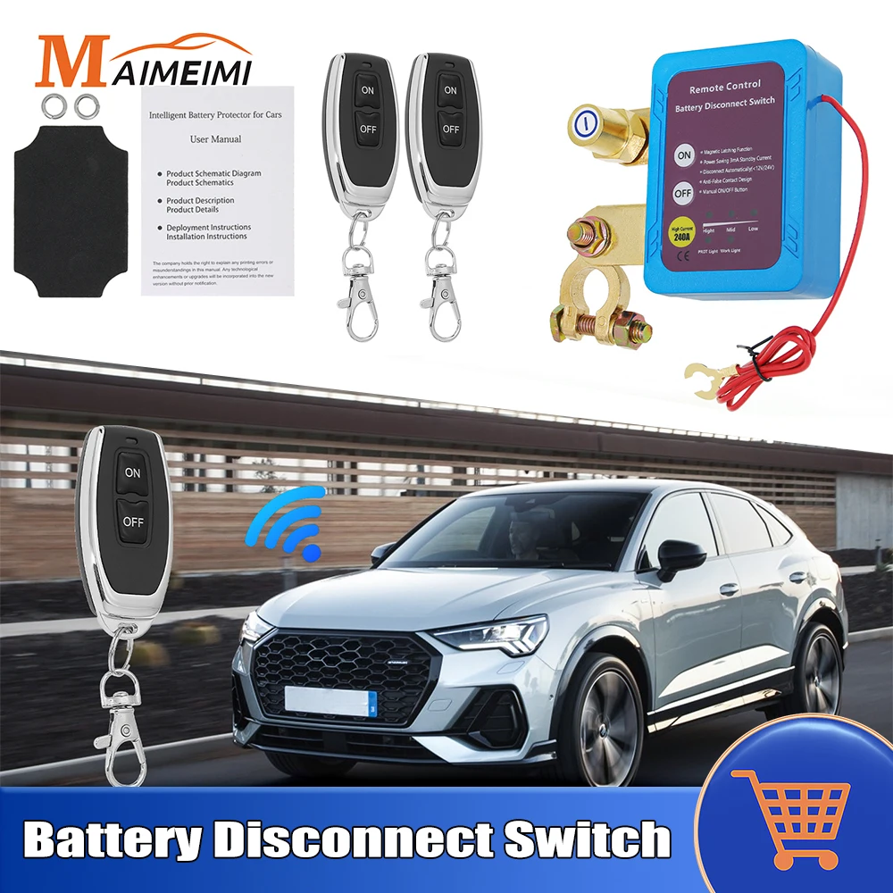 AD Automobile Battery Remote Disconnect Switch 12V Power Cut-off Switch Power Switch Car Anti-leakage Leakage Protection Device
AD Automobile Battery Remote Disconnect Switch 12V Power Cut-off Switch Power Switch Car Anti-leakage Leakage Protection Device