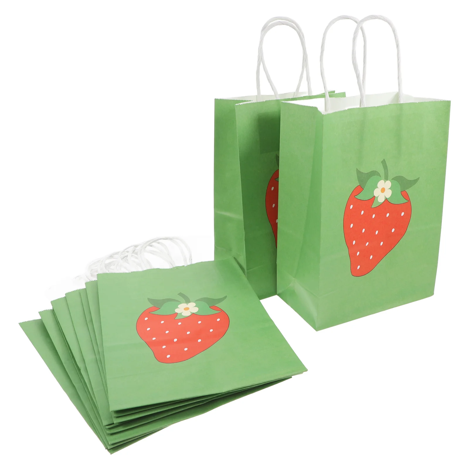 12 Pcs Strawberry Tote Bag Makeup Cake Decoration Insert Snack Bags Paper Cute Fruit Theme Party Travel Goodie
12 Pcs Strawberry Tote Bag Makeup Cake Decoration Insert Snack Bags Paper Cute Fruit Theme Party Travel Goodie