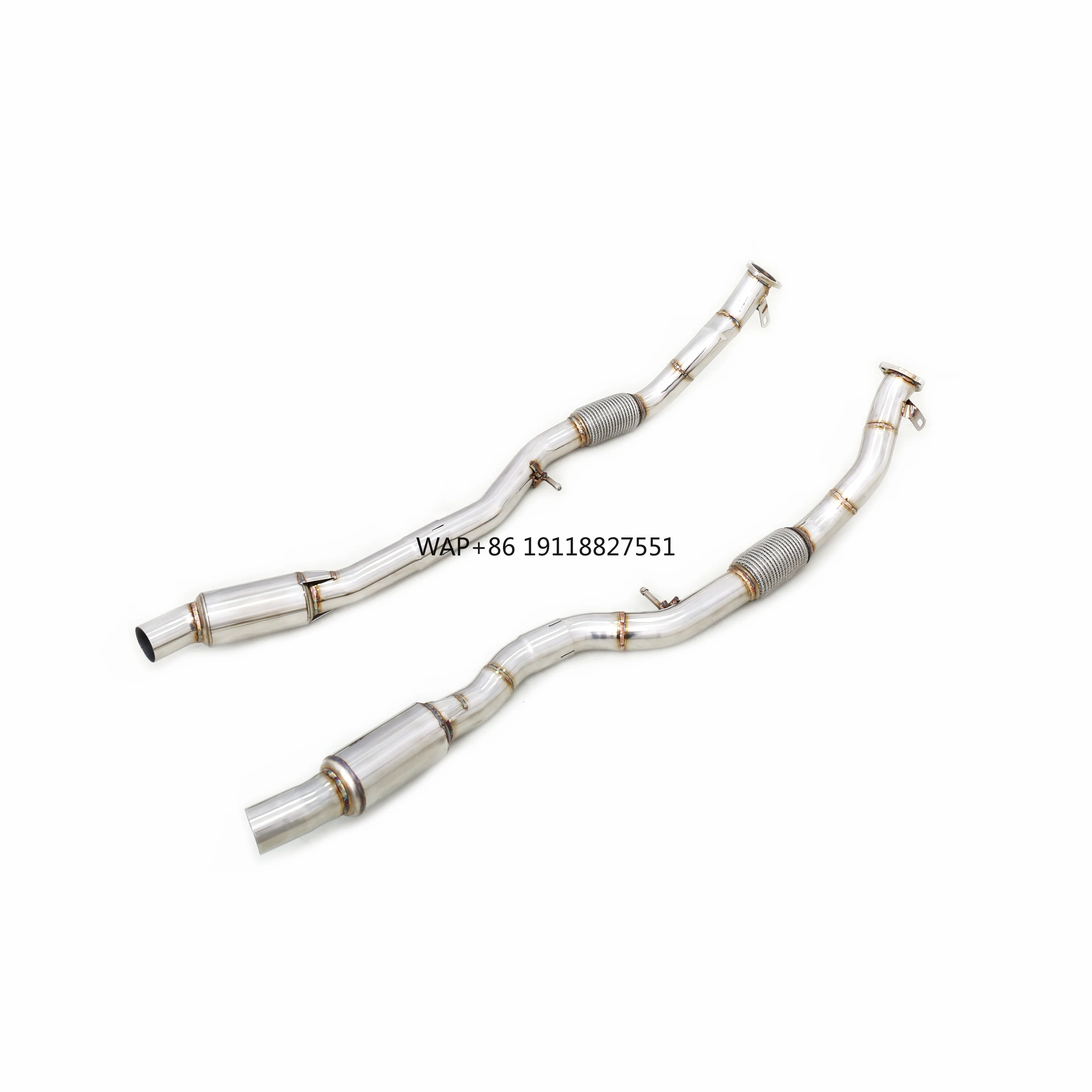 Custom Designed 304 Stainless Steel Front Pipe for URUS 4.0T V8 Made with Titanium Material
Custom Designed 304 Stainless Steel Front Pipe for URUS 4.0T V8 Made with Titanium Material