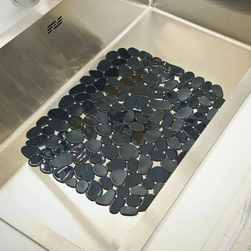 【40x30cm Non-Slip Sink Mat】Pebble Design Kitchen & Bathroom Anti-Skid Drainage Mat, Waterproof Cushion for Sink, Shower, Bathtub
【40x30cm Non-Slip Sink Mat】Pebble Design Kitchen & Bathroom Anti-Skid Drainage Mat, Waterproof Cushion for Sink, Shower, Bathtub