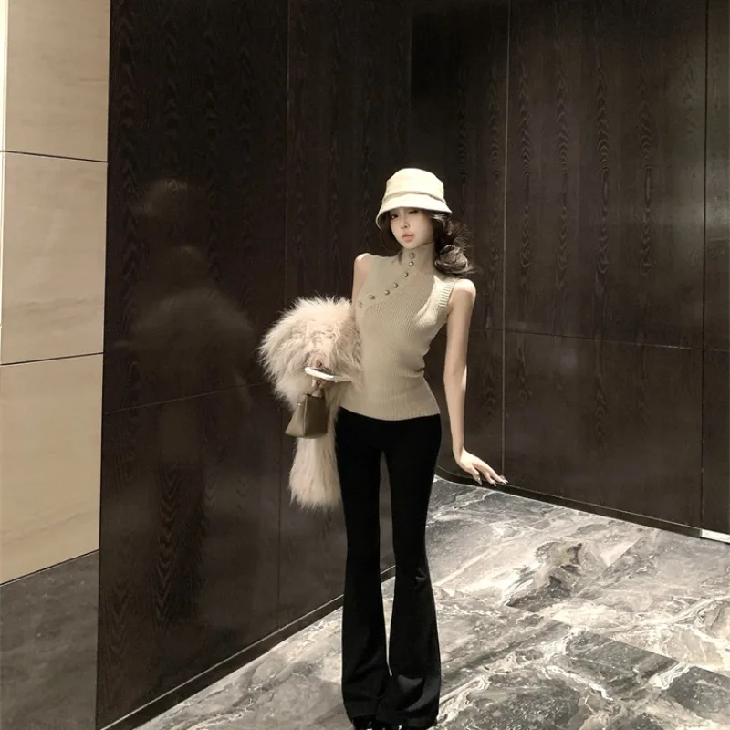 Design Sensation Svel Knitted Vest Slanted Button up Top Slimming Women's Faion Spring New Sle Korean Sle
Design Sensation Svel Knitted Vest Slanted Button up Top Slimming Women's Faion Spring New Sle Korean Sle