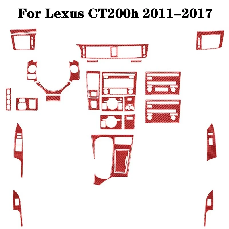 Car Accessories For Lexus CT200h 2011 2012 2013 2014 2015 2016 2017 Carbon Fiber Red Decorative Stickers Interior Mouldings
Car Accessories For Lexus CT200h 2011 2012 2013 2014 2015 2016 2017 Carbon Fiber Red Decorative Stickers Interior Mouldings