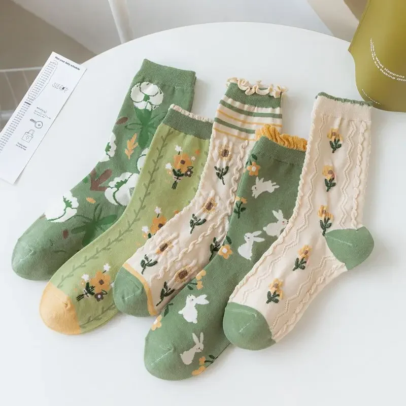 Japanese Kawaii Cartoon Cute Socks Women Harajuku Floral Embroidery Vintage Cotton Long Socks Lolita Girls Kawaii Ruffle Socks
Japanese Kawaii Cartoon Cute Socks Women Harajuku Floral Embroidery Vintage Cotton Long Socks Lolita Girls Kawaii Ruffle Socks