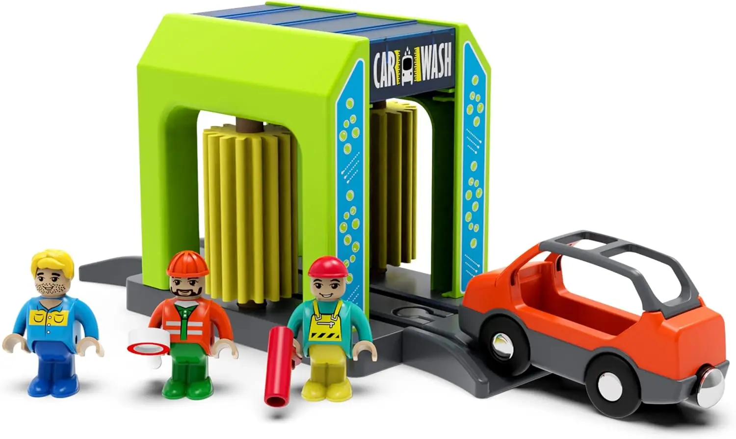 Wooden Train Accessories Car Washer for Railroad Train Track, Train Toys Accessory Compatible with All Major Brands of Train Set
Wooden Train Accessories Car Washer for Railroad Train Track, Train Toys Accessory Compatible with All Major Brands of Train Set