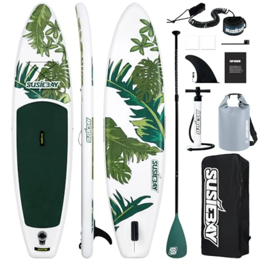 Inflatable Stand Up Paddle Board for adults and youth 11ft/10'6 black with gray accents ultra-durable PVC drop-stitch construct
Inflatable Stand Up Paddle Board for adults and youth 11ft/10'6 black with gray accents ultra-durable PVC drop-stitch construct