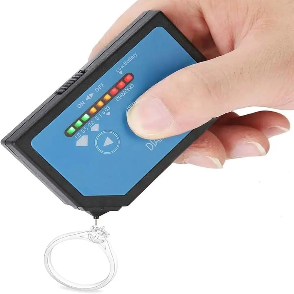 Durable with LED Indicator Light Gem Tester Portable Easy to Read Diamond Selector Jewelry Diamond Meter
Durable with LED Indicator Light Gem Tester Portable Easy to Read Diamond Selector Jewelry Diamond Meter