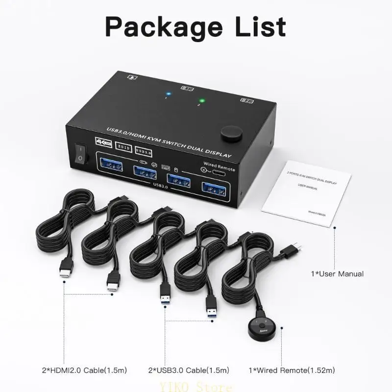 K32C Удобный USB3.0 Порт высокой четкости KVM переключатель 202AS Easy Computer Control
K32C Удобный USB3.0 Порт высокой четкости KVM переключатель 202AS Easy Computer Control