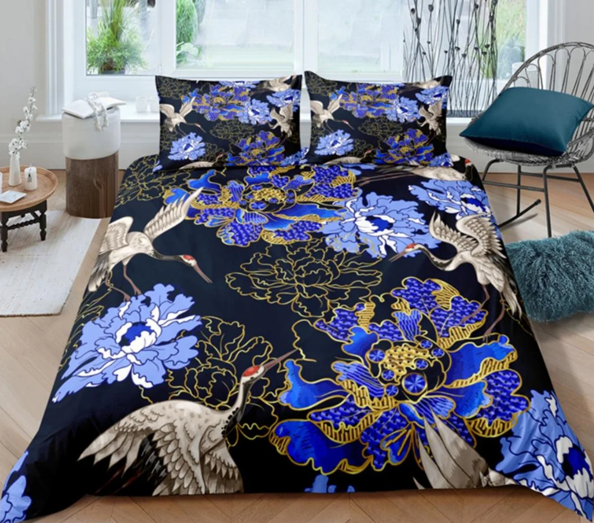 Роскошный пуховый пододеяльник с цветочным журавлем Queen King Size, мягкий комплект постельного белья для взрослых, домашний декор для гостиной, комплект из 3 предметов, супер мягкий
Роскошный пуховый пододеяльник с цветочным журавлем Queen King Size, мягкий комплект постельного белья для взрослых, домашний декор для гостиной, комплект из 3 предметов, супер мягкий