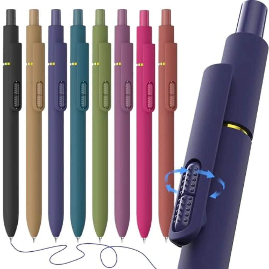 8 Pack Blue Ink Gel Pens Quick-Dry 0.7mm Fine Point Fidget Pens for Smooth Writing, Journaling and Drawing, Aesthetic Pens for
8 Pack Blue Ink Gel Pens Quick-Dry 0.7mm Fine Point Fidget Pens for Smooth Writing, Journaling and Drawing, Aesthetic Pens for