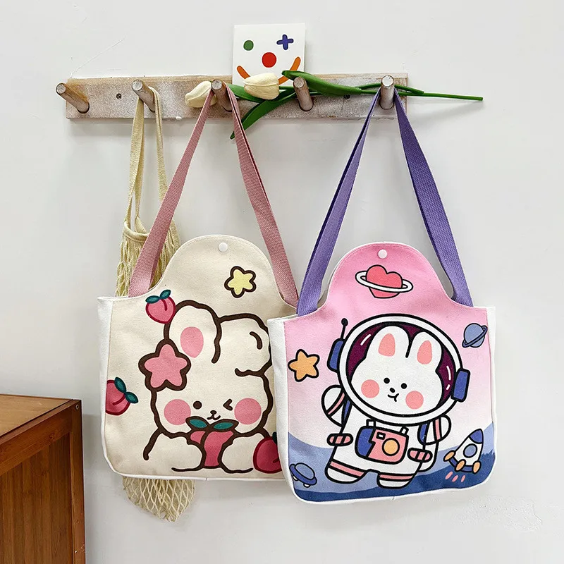 Cartoon Bunny Print Tote Bag, Cute Canvas Shoulder Bag, Easter Girls Kawaii Handbags
Cartoon Bunny Print Tote Bag, Cute Canvas Shoulder Bag, Easter Girls Kawaii Handbags