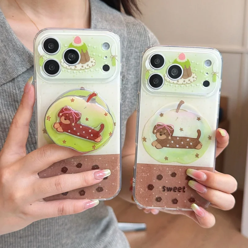 Kawaii Cartoon Polka Dot Puppy Magnetic Phone Case For iPhone 17 Pro 16 15 Pro Max Cover with Stand For Magsafe Hard Cute Cases
Kawaii Cartoon Polka Dot Puppy Magnetic Phone Case For iPhone 17 Pro 16 15 Pro Max Cover with Stand For Magsafe Hard Cute Cases