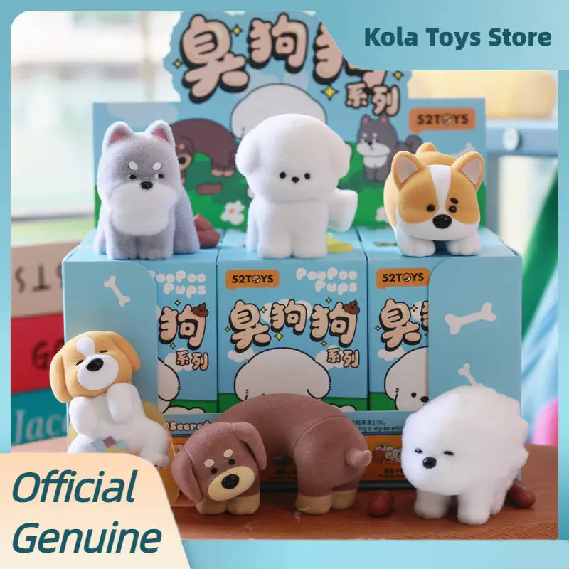 52Toys Blind Box Flocked Dog Figurine PooPoo Pups Series Cute Abstract Designer Toy Desktop Ornament Collection Holiday Gift
52Toys Blind Box Flocked Dog Figurine PooPoo Pups Series Cute Abstract Designer Toy Desktop Ornament Collection Holiday Gift