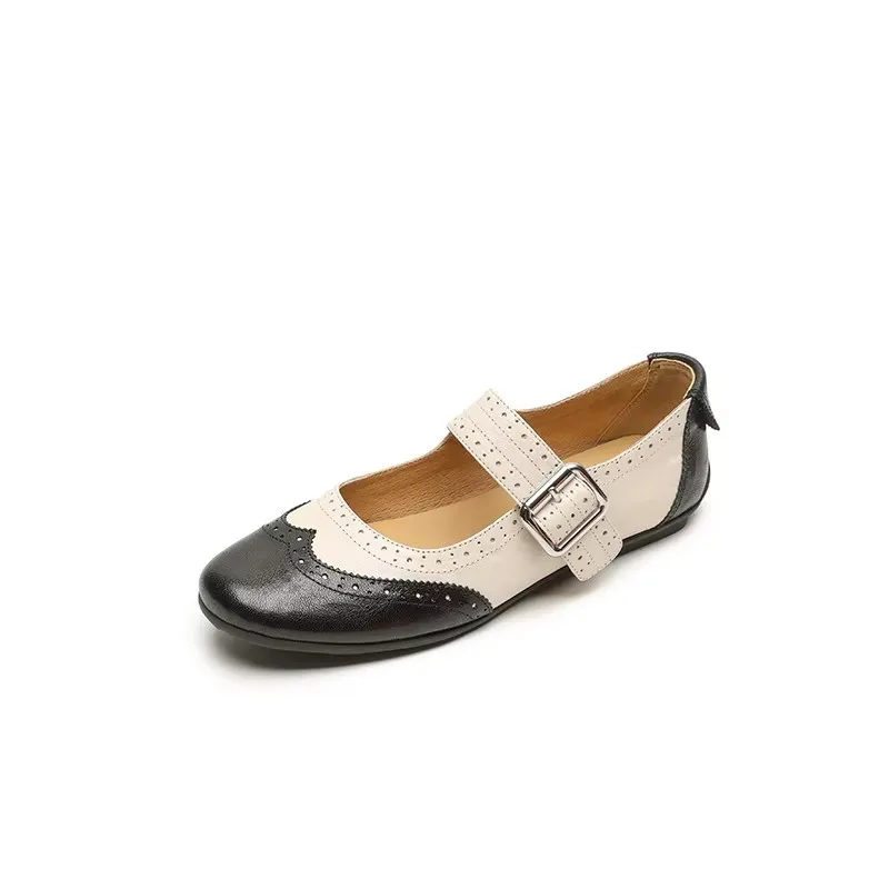 2025 Flats Pumps Genuine Leather Shoes Buckles Loafer Round Toe Shoes Women Mary Janes Comfort Spring Summer Casual Shoes Flats
2025 Flats Pumps Genuine Leather Shoes Buckles Loafer Round Toe Shoes Women Mary Janes Comfort Spring Summer Casual Shoes Flats