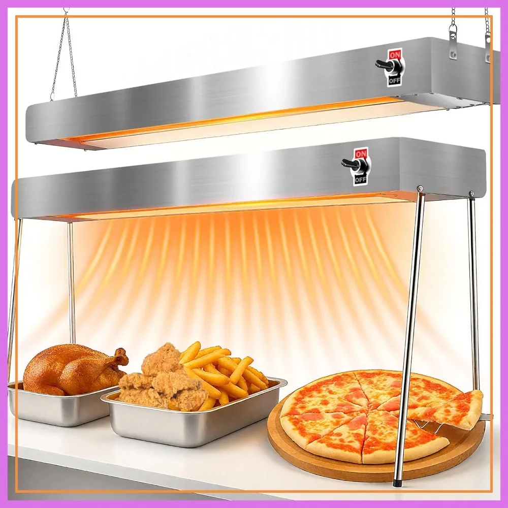 750W Commercial Food Heat Lamp Warmer, Stainless Steel Infrared Strip, Overhead & Hanging, for Buffet Catering Kitchen BBQ
750W Commercial Food Heat Lamp Warmer, Stainless Steel Infrared Strip, Overhead & Hanging, for Buffet Catering Kitchen BBQ