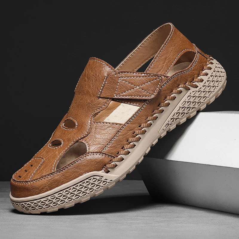 New Summer Men's Sandals Outdoor Roman Casual Shoes Wading Sandals Flat Non-slip Sneakers Men's Beach Sandals Big Size 38-48
New Summer Men's Sandals Outdoor Roman Casual Shoes Wading Sandals Flat Non-slip Sneakers Men's Beach Sandals Big Size 38-48