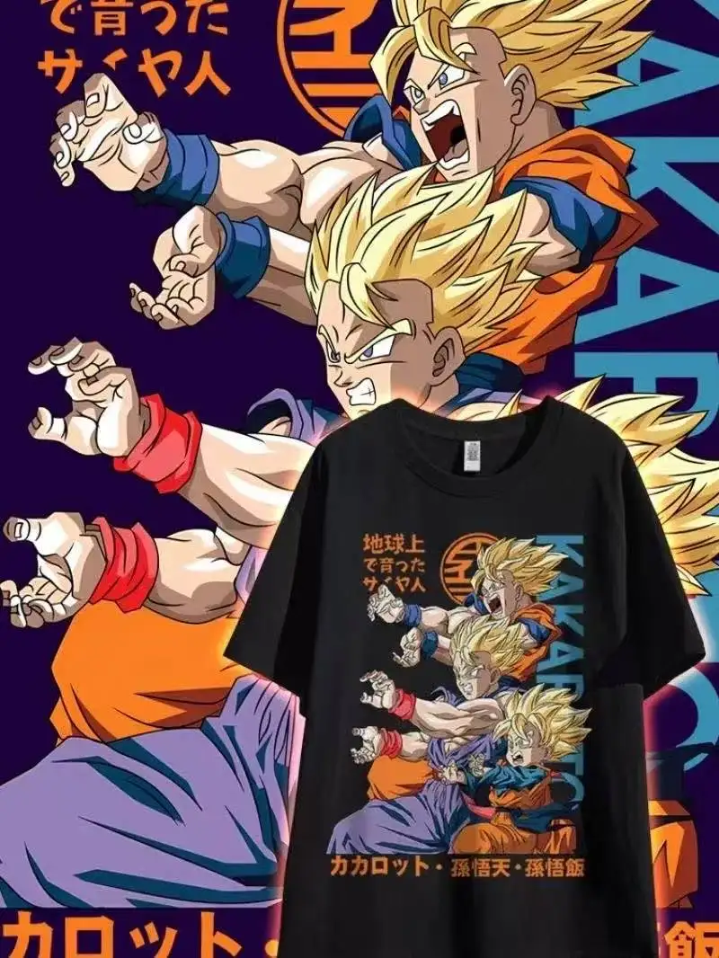 2025 New Japanese Dragon Ball Z Super Racing Wukong Anime Retro Leisure Versatile Short T-shirt Cotton
2025 New Japanese Dragon Ball Z Super Racing Wukong Anime Retro Leisure Versatile Short T-shirt Cotton