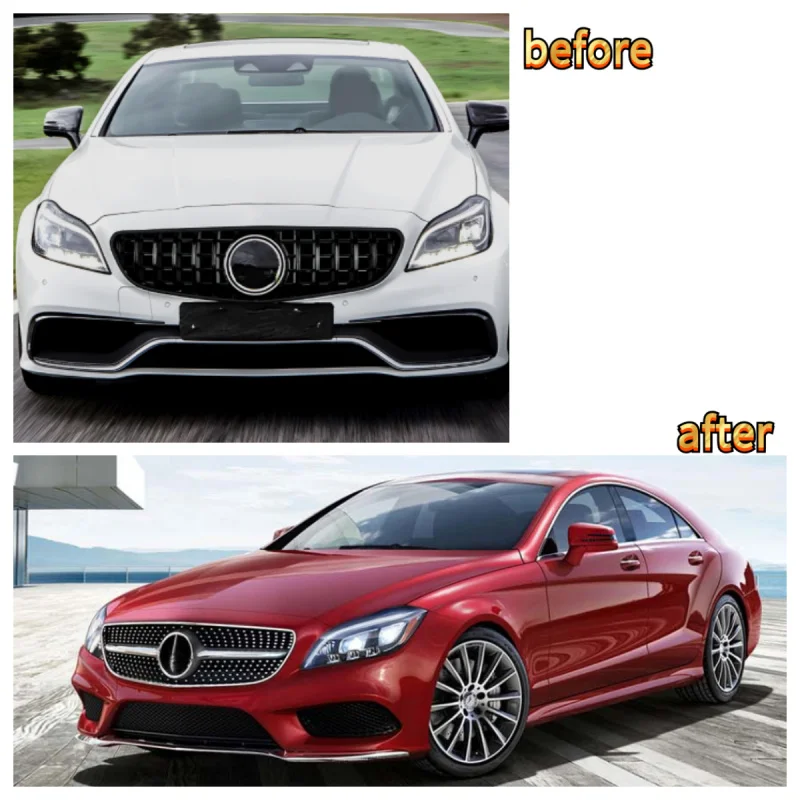 Car Bumpe MB W218 CLS Class 2015-2018 Old to New CLS63 s Style
Car Bumpe MB W218 CLS Class 2015-2018 Old to New CLS63 s Style