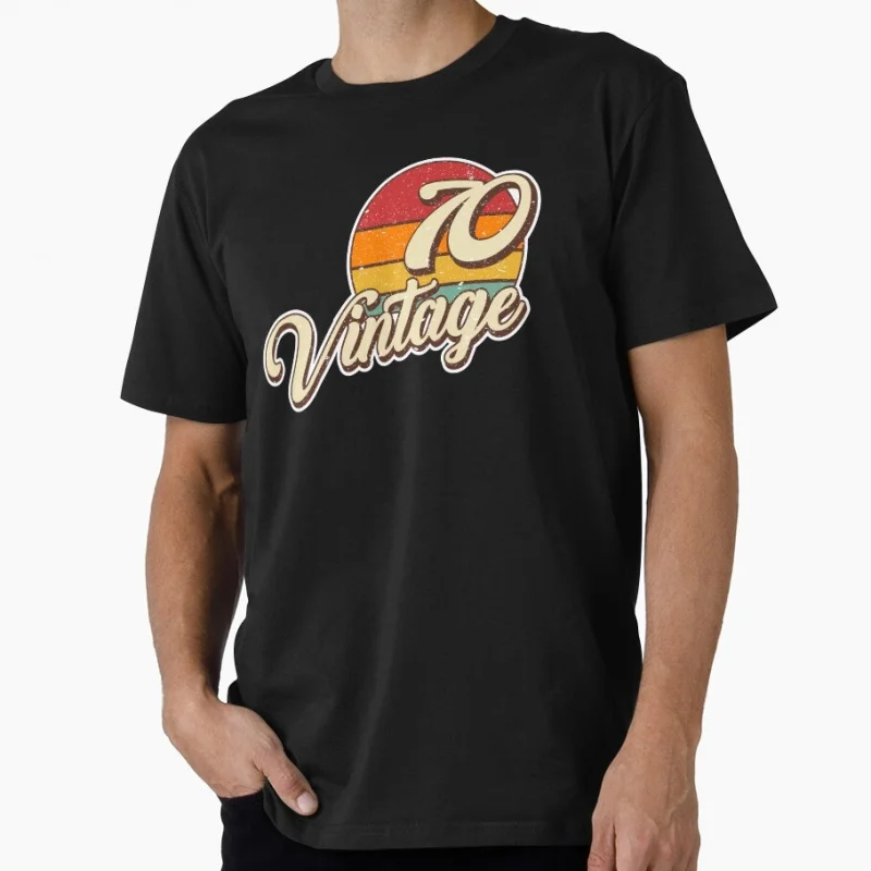 70s Retro Born in 1976 vintage 50th birthday gift Gift T shirt Men's 100% cotton Short Sleeve Graphic clothes All size tee S-6XL
70s Retro Born in 1976 vintage 50th birthday gift Gift T shirt Men's 100% cotton Short Sleeve Graphic clothes All size tee S-6XL