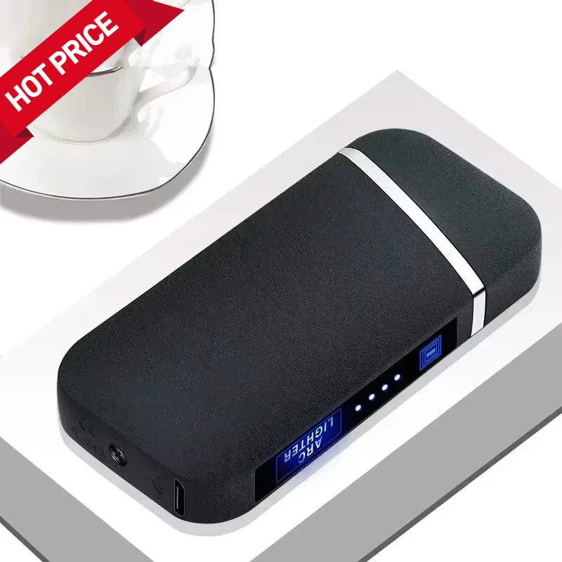 New Smart Electric Double Arc Usb Touch Lighter, Smart Chip, Windproof Pulse, Plasma, Flameless,Digital Power Display,Men'S Gift
New Smart Electric Double Arc Usb Touch Lighter, Smart Chip, Windproof Pulse, Plasma, Flameless,Digital Power Display,Men'S Gift