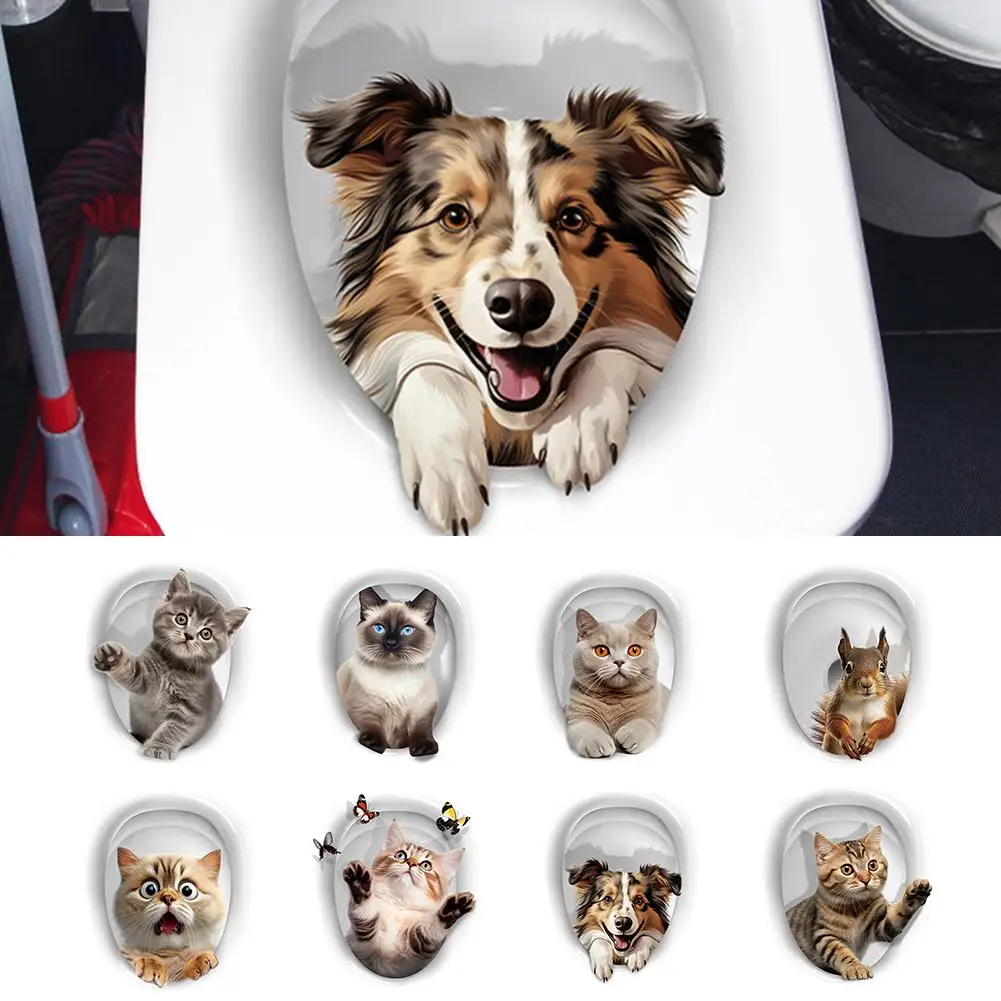 3D Cats Wall Sticker Hole View Toilet Stickers Bathroom Wall Decor Cute Art Living Vinyl Decals Animal Room Home Sticker Po R9R1
3D Cats Wall Sticker Hole View Toilet Stickers Bathroom Wall Decor Cute Art Living Vinyl Decals Animal Room Home Sticker Po R9R1