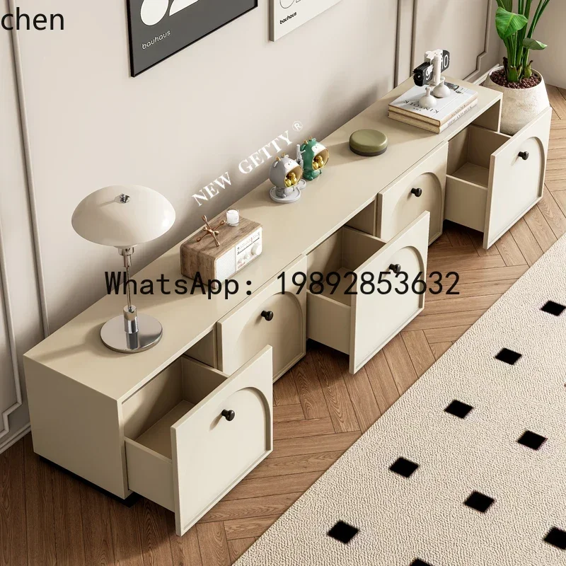 TV cabinet coffee table combination small apartment household living room retro cream wind floor TV cabinet
TV cabinet coffee table combination small apartment household living room retro cream wind floor TV cabinet