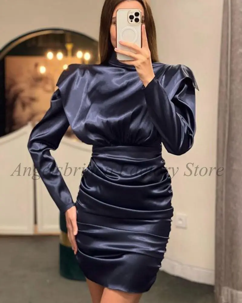 Angelsbridep 2 STORE Short Saudi Arabia Prom Dresses With Long Puffy Sleeves High Neck Evening Gowns Plus Size Women Party Dress
Angelsbridep 2 STORE Short Saudi Arabia Prom Dresses With Long Puffy Sleeves High Neck Evening Gowns Plus Size Women Party Dress