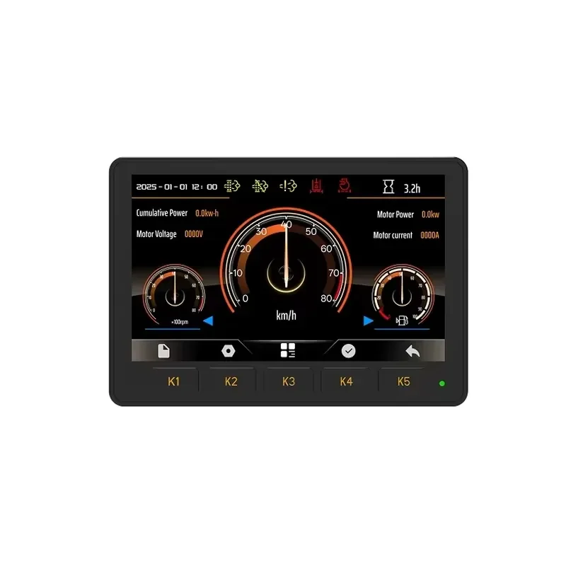 MAF 5 Inch HMI Screen Display with IO Logical Control Programming with 5 Button LCD Industrial Aerial Work Platform DL-DIS50
MAF 5 Inch HMI Screen Display with IO Logical Control Programming with 5 Button LCD Industrial Aerial Work Platform DL-DIS50