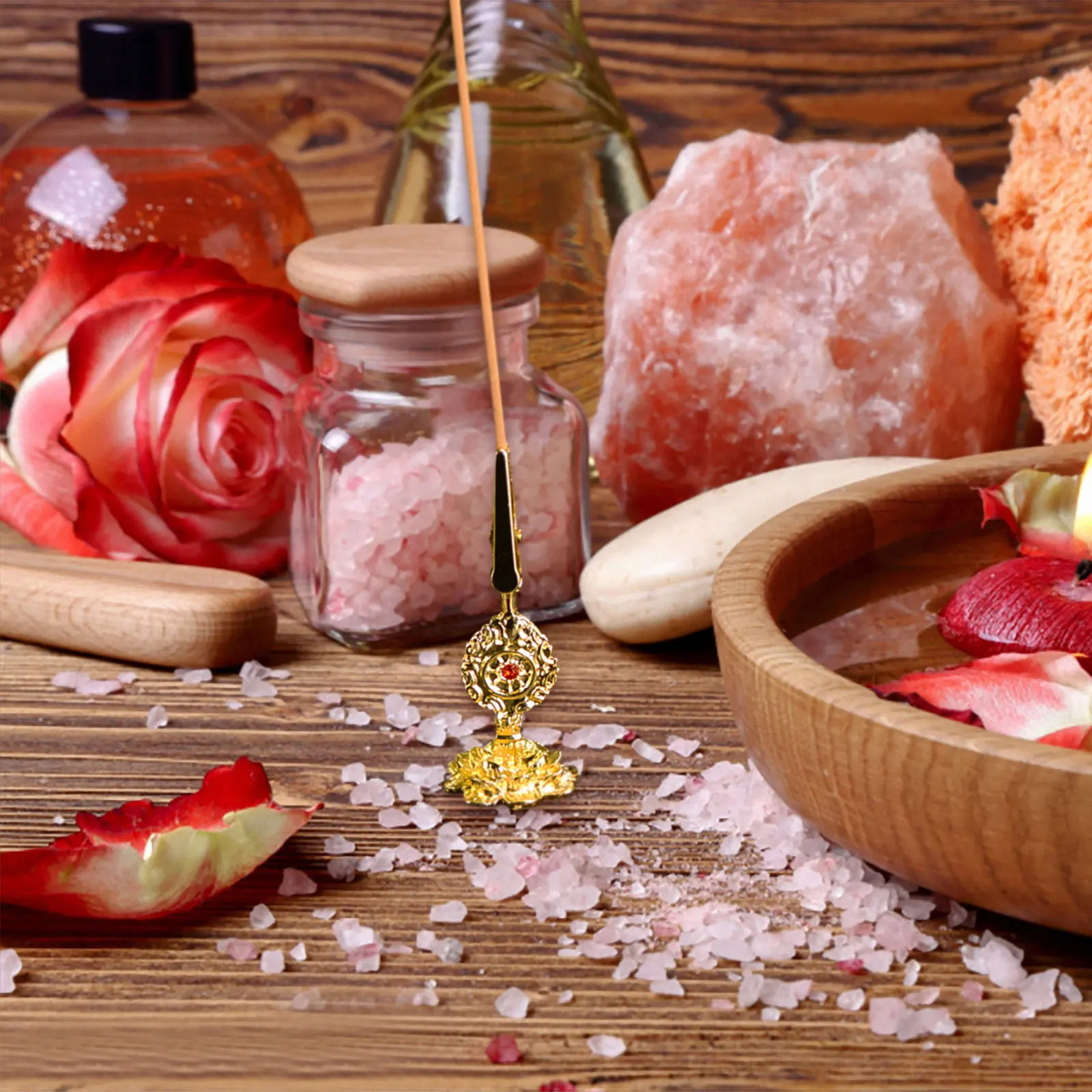 2 pcs Gold Plated Lotus Base Incense Holder Red Buddha Clip Rack For Home Study Bedroom Yoga Meditation Room Alloy Burner Decor
2 pcs Gold Plated Lotus Base Incense Holder Red Buddha Clip Rack For Home Study Bedroom Yoga Meditation Room Alloy Burner Decor