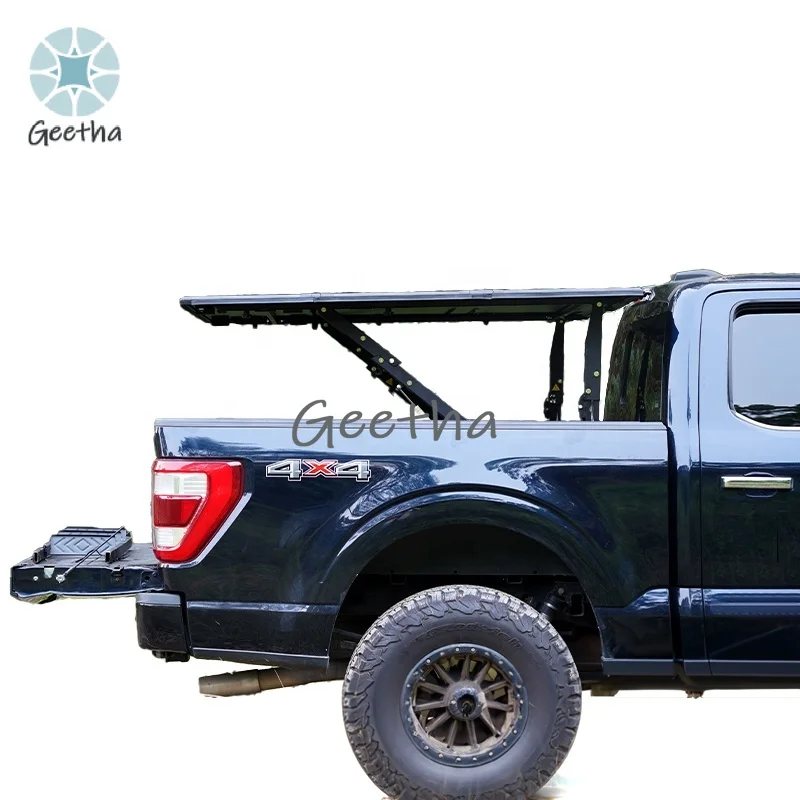 High Quality Pickup Folding Tonneau Covers Lift-up Tri-fold Bed Cover for Ford F150 Accessories
High Quality Pickup Folding Tonneau Covers Lift-up Tri-fold Bed Cover for Ford F150 Accessories
