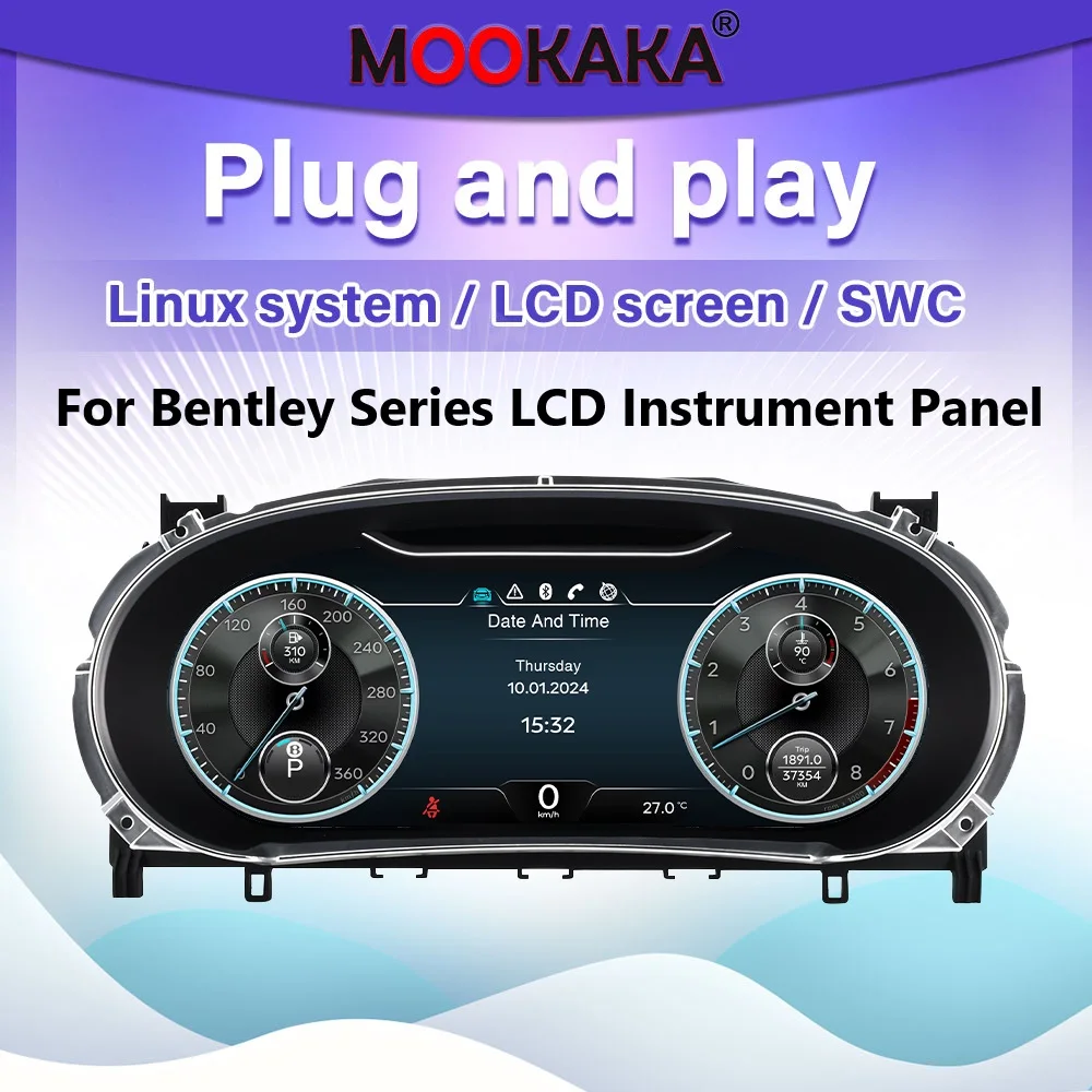 LCD Dashboard For Bentley Bentayga Flying Spur Continental GT 2005-2019 Car Digital Cluster Speedometer LCD Instrument Panel
LCD Dashboard For Bentley Bentayga Flying Spur Continental GT 2005-2019 Car Digital Cluster Speedometer LCD Instrument Panel