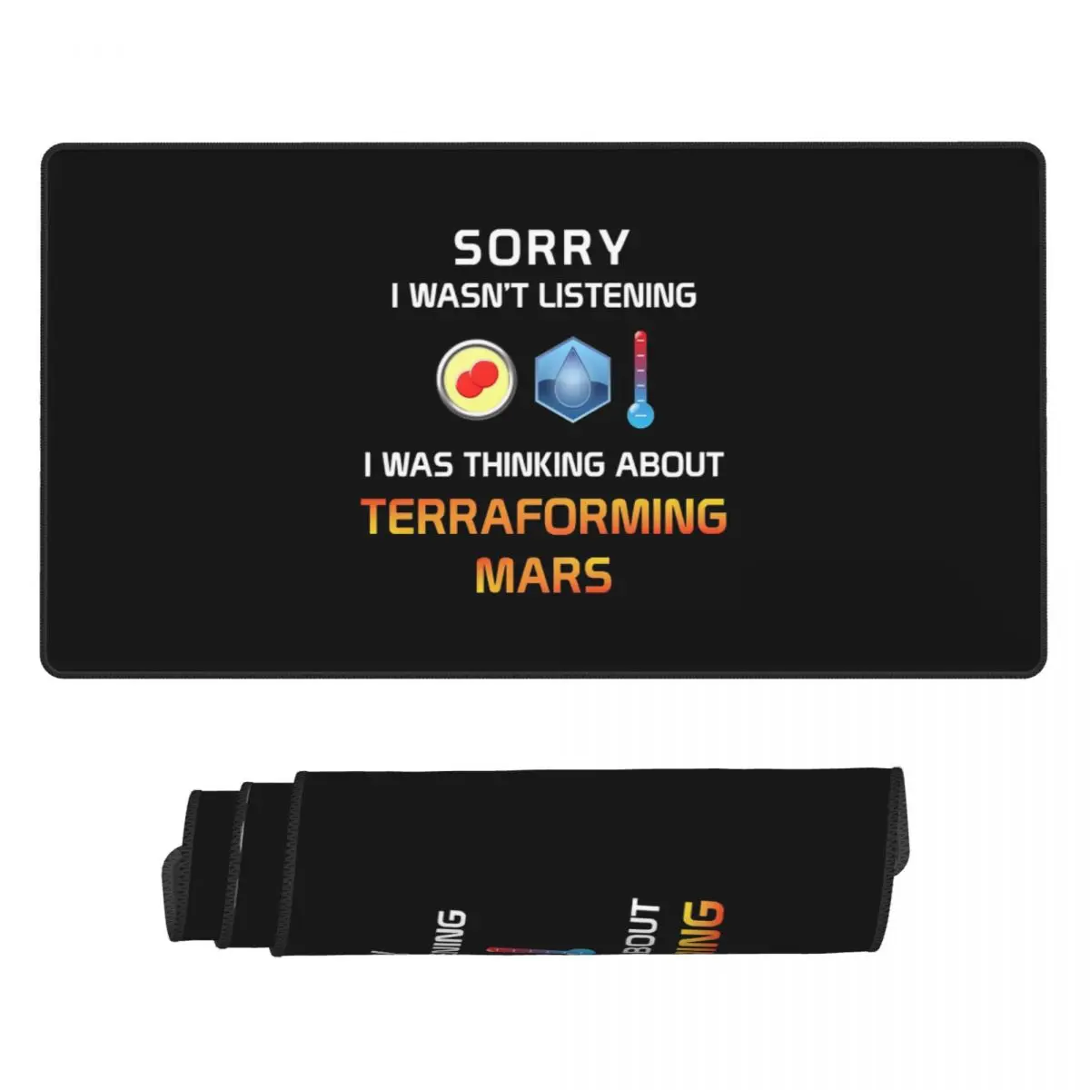 Large Mouse Pad Focused Terraforming Mars Player Gamer PC Laptop Mats Keyboard Carpet ComputerGaming Office Accessories Desk Mat