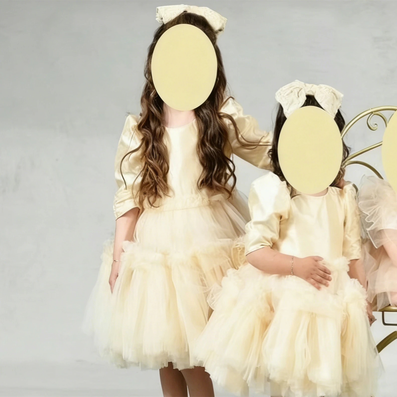 Customized Yellow Flower Girl Dress For Wedding Tiered Tulle Half Sleeve Knee Length Elegant Kids Birthday First Communion Gown
Customized Yellow Flower Girl Dress For Wedding Tiered Tulle Half Sleeve Knee Length Elegant Kids Birthday First Communion Gown